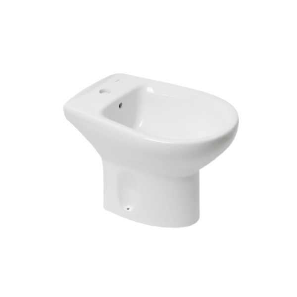 Bidet pour monobloc avec kit d'ancrage Blanc